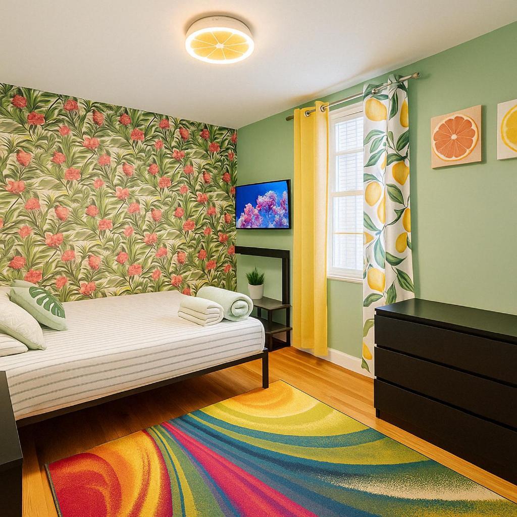 Tropical Comfort Room In Harlem Cozy Stay With Snacks & Style New York Exteriér fotografie