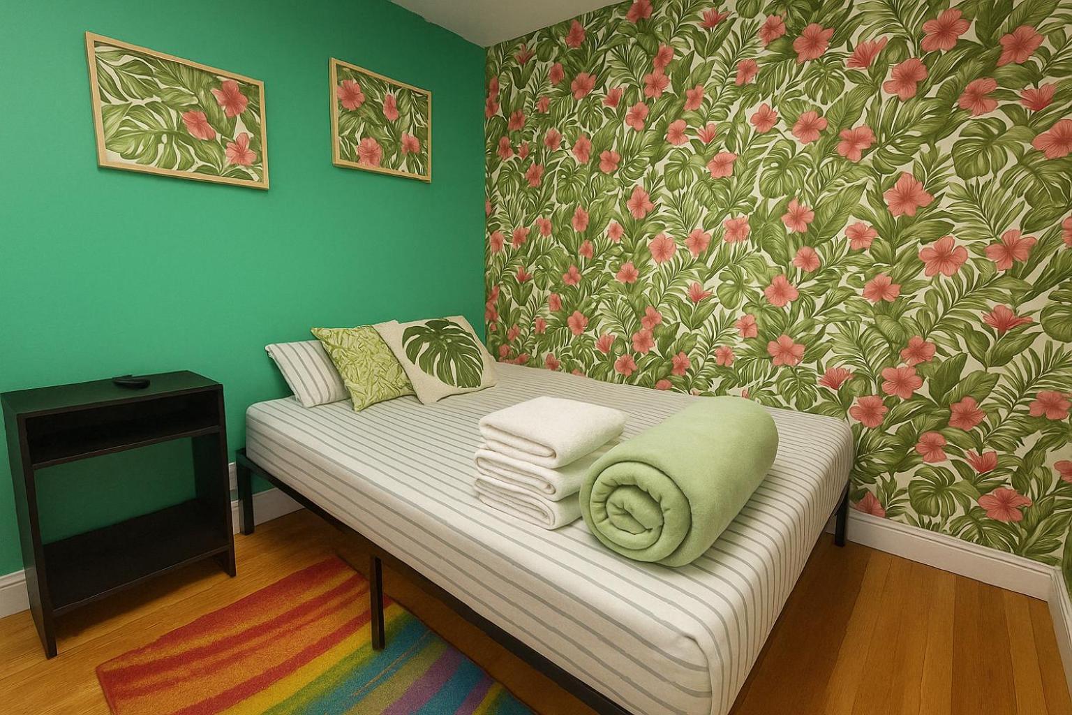 Tropical Comfort Room In Harlem Cozy Stay With Snacks & Style New York Exteriér fotografie