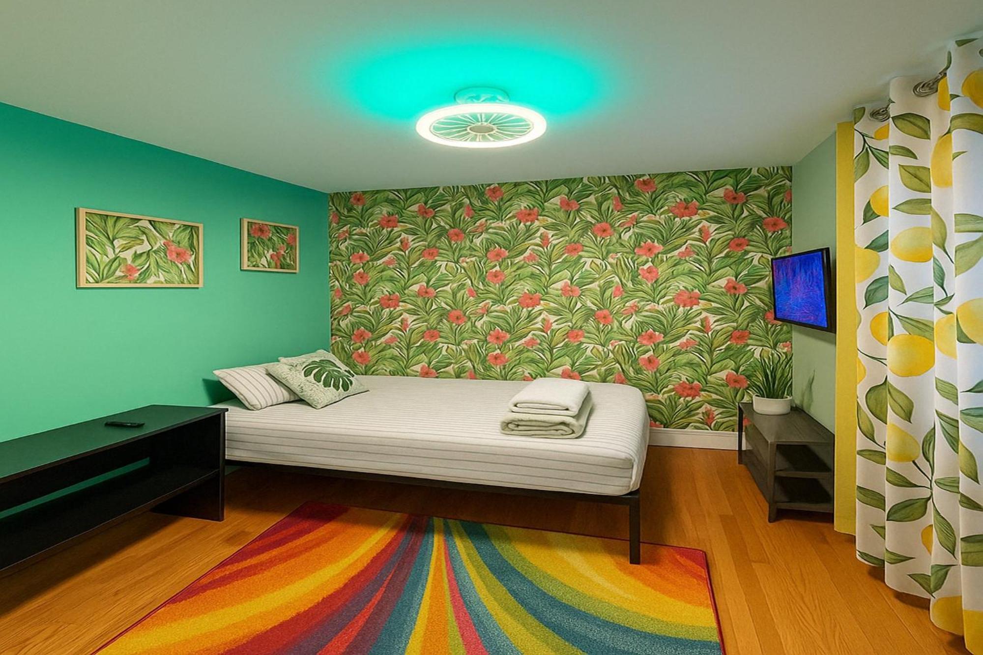 Tropical Comfort Room In Harlem Cozy Stay With Snacks & Style New York Exteriér fotografie
